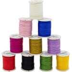 10 pack 0. 8mm bijoux cordon en nylon pour la fabrication de bijoux bracelet de n?uds chinois ficelle ...