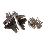 10 pcs antique jewelry box corner foot wooden case corner protector bronze tone 10 pcs antique jewelry box corner foot wooden case corner protector bronze tone