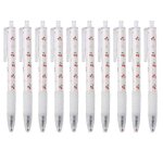 10 pcs fleurs de cerisier 0, 5 mm presse stylos gel noir pointe fine pour ecrire journal prise de notes ...