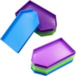 10 pcs perles plateaux de tri plastique diamant  / strass plaques triangle en forme