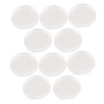 10 pcs petite bo�te ronde en plastique transparent capsules de pi�ces de monnaie 30mm