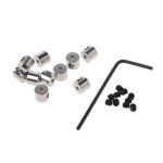 10 pcs / set goupille keepers biker pin locks pour les verrouiller en place outils de cl
