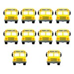 Perles de voiture en silicone perles en silicone perles en forme de bus scolaire perles pour stylos perles ...