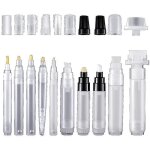 10 pices stylos de peinture rechargeables stylo vide tige marqueurs de peinture