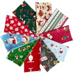 10 pièces tissu noel coton tissus couture patchwork carrés tissus noel imprimés prédécoupé bundles pour ... 10 pièces tissu noel coton tissus couture patchwork carrés tissus noel imprimés prédécoupé bundles pour ...