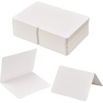 100 feuilles cartes pliantes vierges, cartes de pliage 10 x 14 cm, 300 g / m cartes de placement, cartes ...