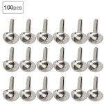100 pcs champignon en forme d�coration rivets diy accessoires pour sacs chaussures chapeaux v�tements ...