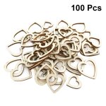 100 pièces creux coeur aimant puces en bois table de mariage dispersion décoration artisanat embellissements ... 100 pièces creux coeur aimant puces en bois table de mariage dispersion décoration artisanat embellissements ...