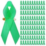 100 pièces ruban de sensibilisation satin ruban revers epingles rubans en tissu avec epingles de sûreté ... 100 pièces ruban de sensibilisation satin ruban revers epingles rubans en tissu avec epingles de sûreté ...
