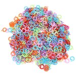 1000 pcs marqueur de point en plastique color� durable tricot comptage anneau de fente pour tricot bricolage ...