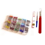 1000 pices epingles colores epingles longues avec dcoud - vite et ruban a mesurer pour la couture, ...