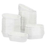 1000pcs coupes a g�teau ovales moules a p�tisserie jetables tasse de cuisson wrap papier bateau forme ...