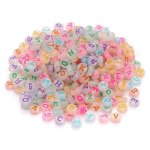 1000pcs glow letter beads acrylique rond lettre perles glow in the dark perles pour bracelets bijoux ... 1000pcs glow letter beads acrylique rond lettre perles glow in the dark perles pour bracelets bijoux ...