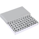 100pcs 55623a bobines en aluminium fendues pour pi�ces de machine a coudre industrielles