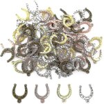 100pcs alliage fer a cheval breloques pendentif bricolage artisanat bijoux fabrication accessoire