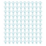 100pcs blue dolphin trombones - pinces mignonnes et solides pour le bureau, l�ecole et la maison