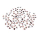100pcs mixte impression boutons en bois 2 trous rond d�coratif boutons en bois pour couture bricolage ...