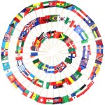 100pcs monde assorti différents pays - couteaux a dents drapeaux pour les décorations 100pcs monde assorti différents pays - couteaux a dents drapeaux pour les décorations