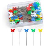 100pcs pins a coudre v�tements de s�curit� pins pour faire tricoter quilting pins avec bo�te de rangement ...