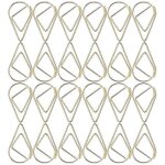 100pcs trombones goutte en forme de trombones creative paper clips document paper clips