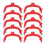 10pcs 8. 5cm semi circulaire sac a main cadre pi�ce de monnaie sac fermoir serrure pour accessoires de ...