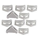 10pcs alliage d'aluminium l forme support d'angle droit contreventement attache 28x28mm