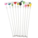10pcs cocktail agitateur boisson mlange bton set acrylique cocktail mixeur mlangeur bar fournitures ...