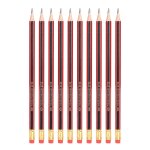 10pcs crayons graphite avec gomme peinture sur bois dessin croquis ecriture artiste crayon hb