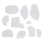 10pcs elphant modle rgle ensemble acrylique courtepointe modle coupe ensemble pour coudre elphant ...