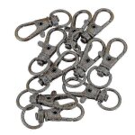 10pcs fermoir en m�tal pivotant g�chette clips mousquetons porte - cl�s sacs bricolage artisanat cuivre ...