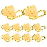 10pcs fromage pendentif belle porte - cls fromage breloques porte - cls sac suspendu dcor
