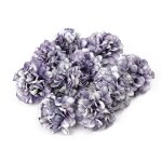 10pcs / pack craft artificial flower heads handmade scrapbook ornement silk