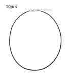 10pcs / set corde de cha�ne en cuir avec homard fermoir collier bijoux fabrication cadeaux