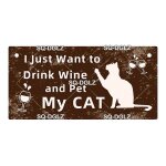 10x20 cm - plaque décorative en bois pour animaux de compagnie, vintage, chat zone, cadeau, décoration ... 10x20 cm - plaque décorative en bois pour animaux de compagnie, vintage, chat zone, cadeau, décoration ...