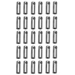 10x30x bijoux en acier inoxydable fermoir en cuir cordon fin fermoir bijoux faire 1mm