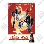 11. 8x15. 7 pouces - panneau métallique vintage nuka cola, plaque en etain, affiches rétro en métal pour ... 11. 8x15. 7 pouces - panneau métallique vintage nuka cola, plaque en etain, affiches rétro en métal pour ...