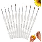 11 pièces pinceau a détails fins kit, ensemble de pinceau fin maquette, professionnels détail pinceaux, ... 11 pièces pinceau a détails fins kit, ensemble de pinceau fin maquette, professionnels détail pinceaux, ...