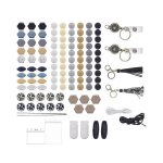 112 pcs perles en silicone pour la fabrication de porte - cls, bricolage collier bracelet en silicone ...