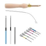 11pcs punch needle tool kit broderie couture punch needle & aiguille fileteur broderie outils de piq�re ...