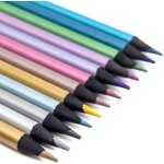 12 crayons de couleur mtalliss pour coloriages, dessins et faire des cartes de v?ux