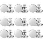 12 ensembles de boutons de jeans de 17 mm remplacement pas de couture dtachable