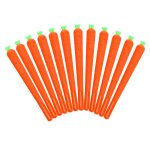 12 pack carrot gel ink pen soft rollerball pen novelty cute for office school