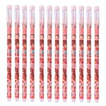 12 pcs stylo effa�able mignonne fille dessin anim� motif en douceur ecriture gel stylos avec ball couverture ...