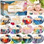 12 pices bougie parfumes, coffret bougies parfumes cadeau, bougies parfumes d'intrieur, senteur ...