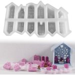 12 pièces mini moule silicone bougie maison, moule bougie pour maison, moule bougie noel halloween pour ... 12 pièces mini moule silicone bougie maison, moule bougie pour maison, moule bougie noel halloween pour ...