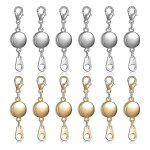 12 pi�ces verrouillage magn�tique bijoux fermoir collier rond fermoirs fermoirs bracelet rallonge pour ...