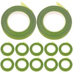 12 rouleaux de ruban floral fleuriste enroule bricolage fournitures de fleurs pour l'emballage de la ...