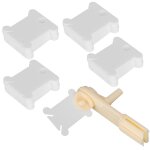 120 pcs point de croix enroulement planche a la main manivelle fil enrouleur diy couture accessoires