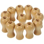 12pcs fen�tre stores cordon boutons en bois suspendu boule tire pour rideau artisanat