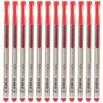12pcs gel encre stylo 0. 5mm grande capacit recharge signe stylo etudiant papeterie fournitures de bureauroug ...